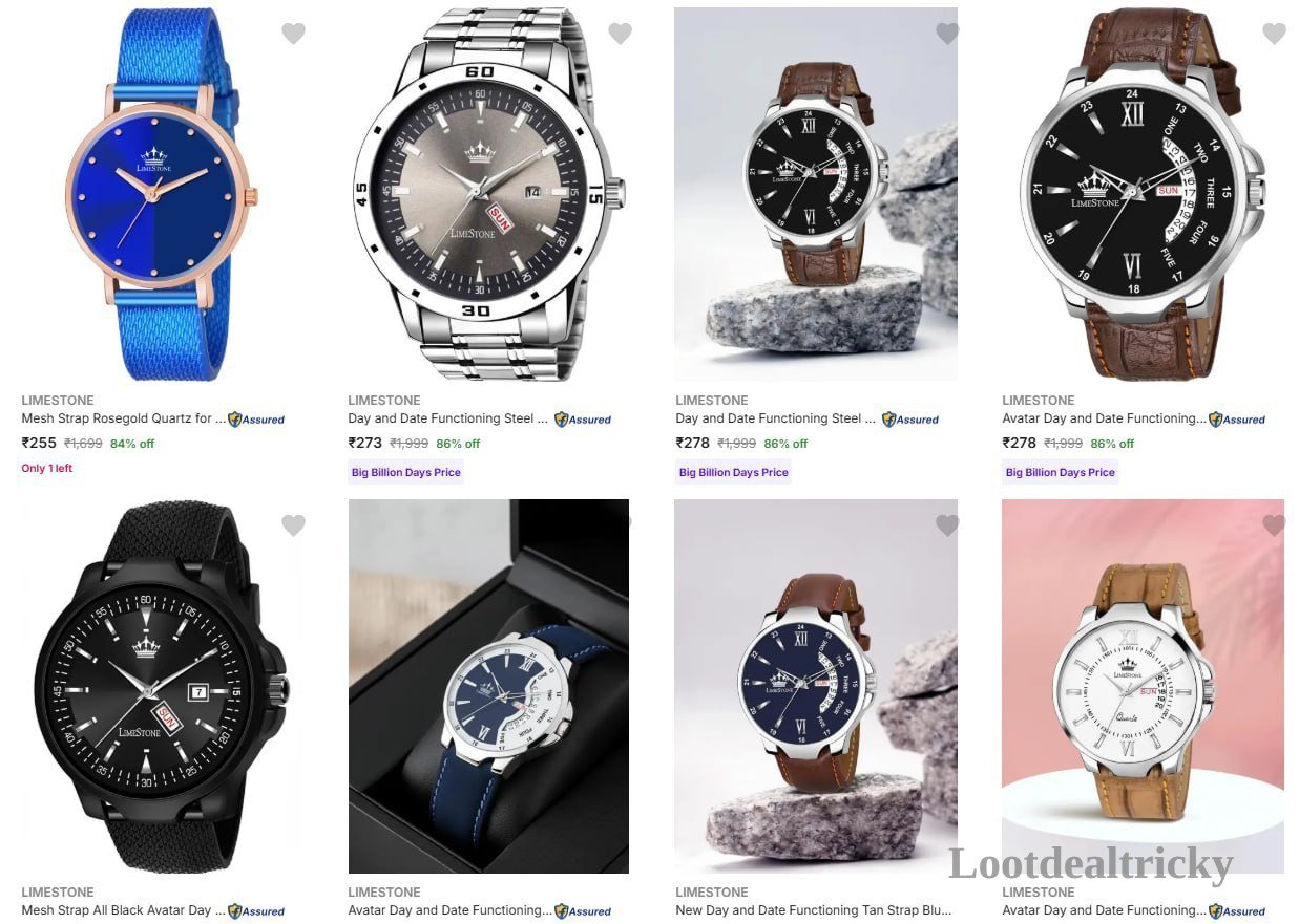 Limestone Wrist Watches | Exclusive Sale Discount