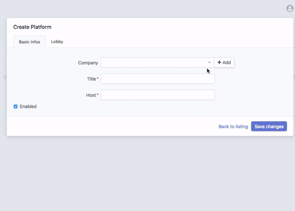 Gif of the feature