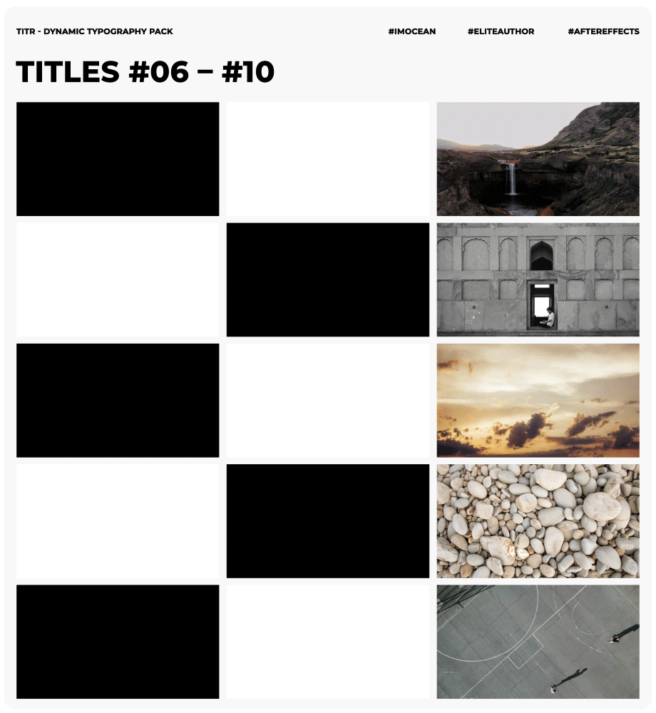 TITR | Dynamic Typography Pack - 9