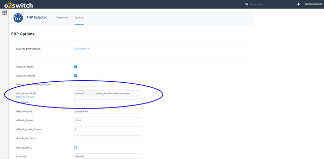 cPanel