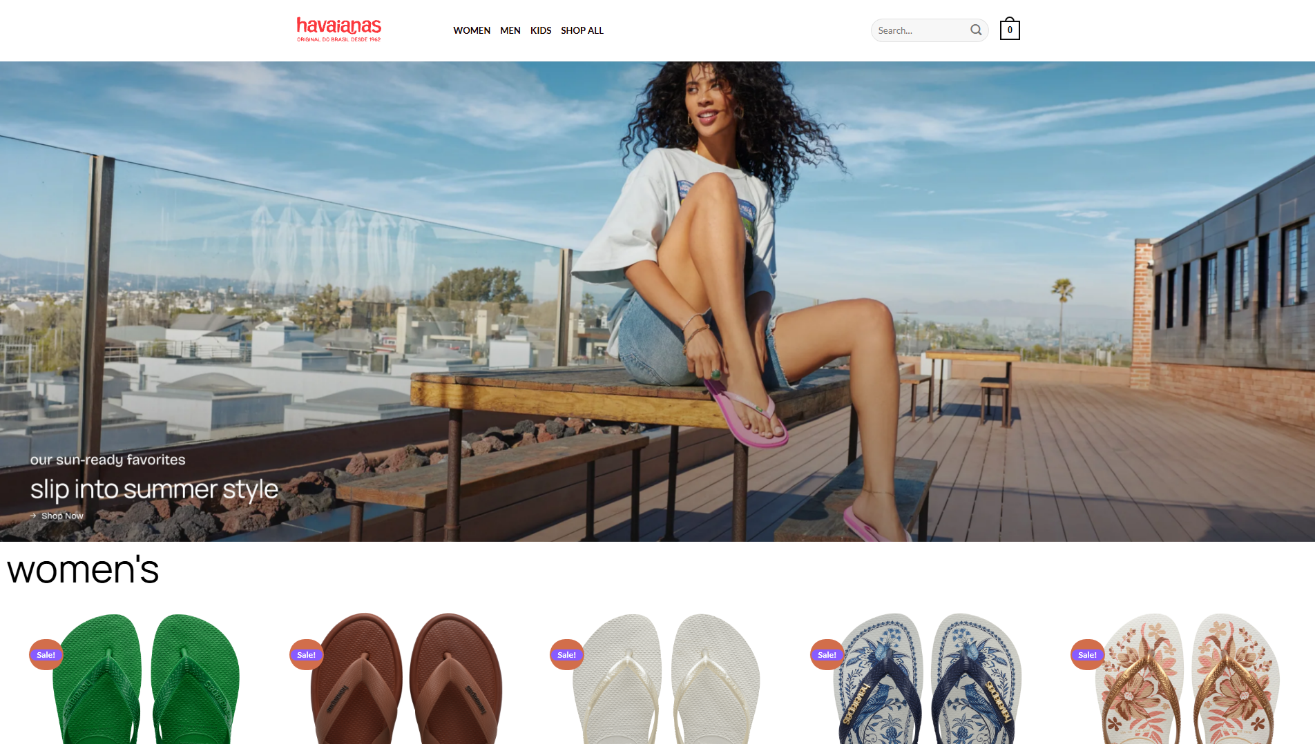 Stored capture of havaianasoe.shop