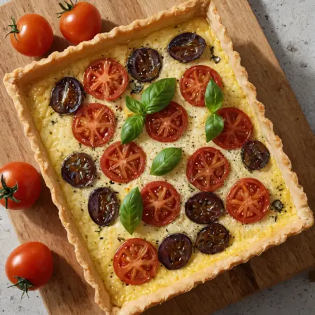 Ricotta and Roasted Tomato Tart Recipe