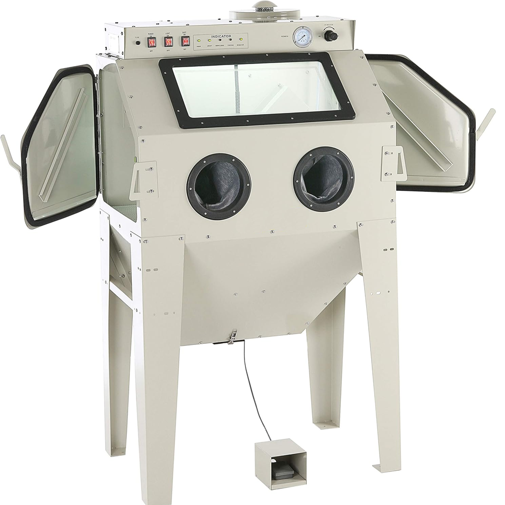 Air Sandblaster Cabinet, 240V, Foot Pedal Operation