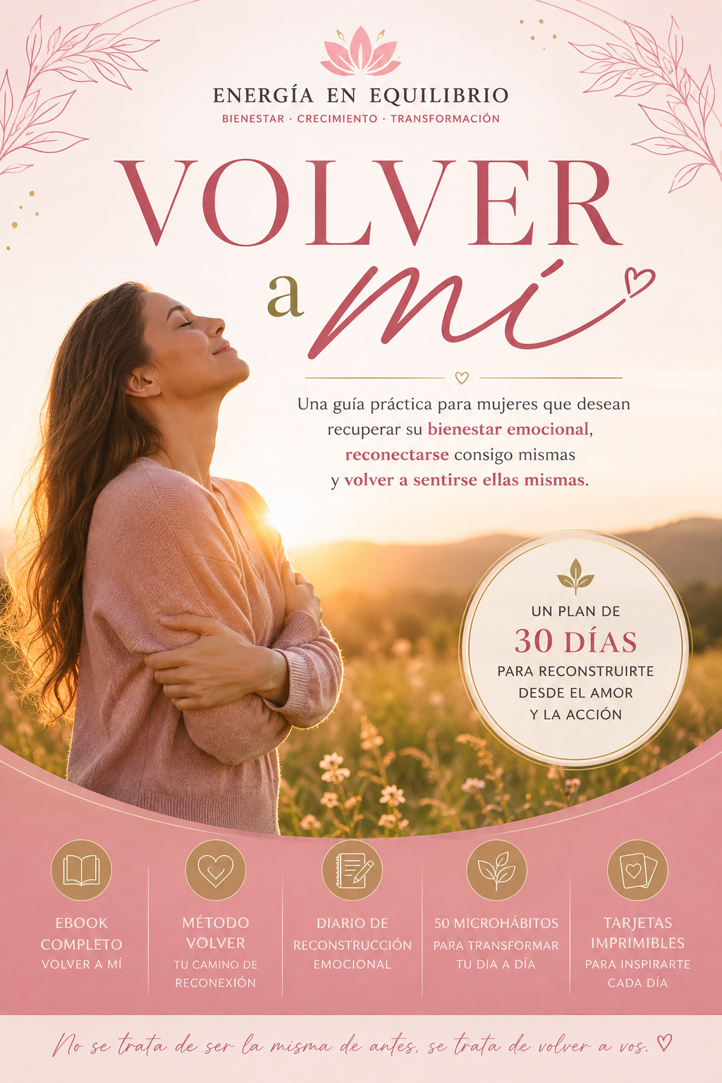 Ebook Volver a Mí con los 5 componentes