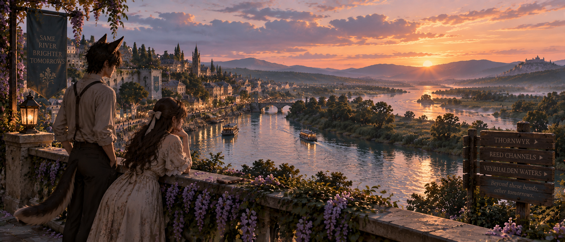 Larkspur Crossing overlooking the eastern Brazor River and distant borderland hills