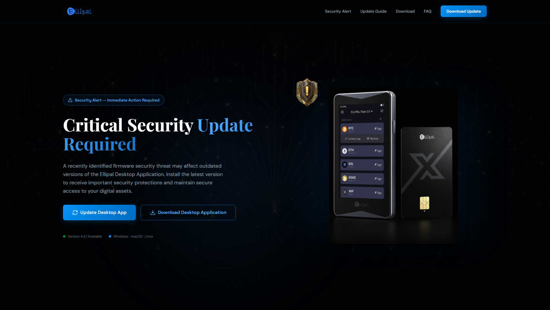 Forensic screenshot of [REDACTED] showing the phishing page layout