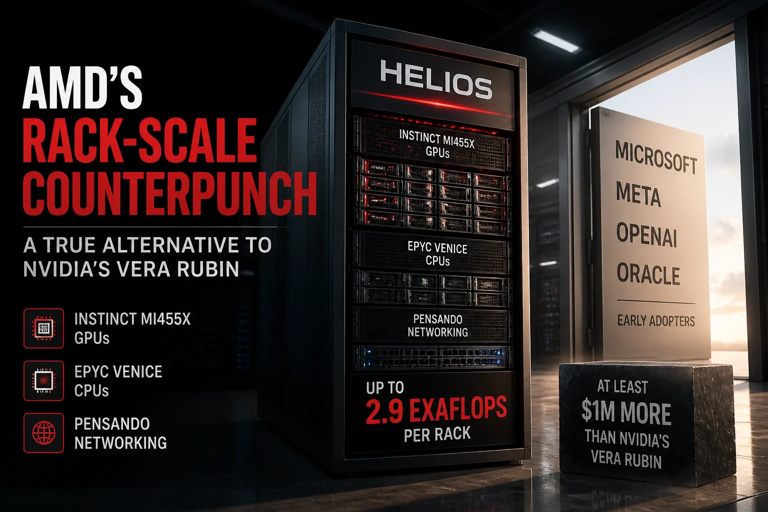 AMD is taking a bold step against Nvidia with Helios.