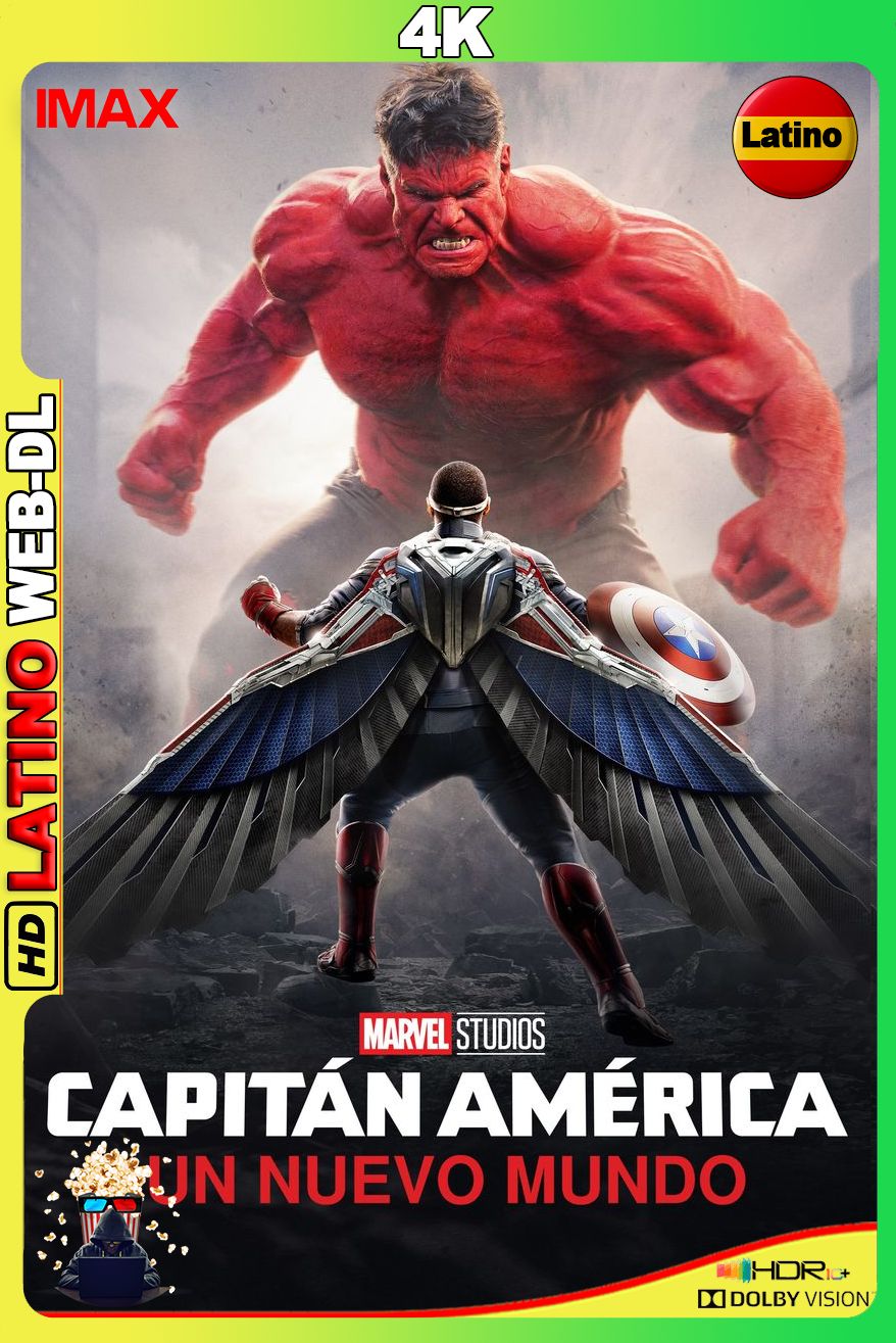 Capitán América Un nuevo mundo (2025) [2160p] WEB-DL IMAX 4K UHD HDR10+DV [Latino-Castellano-Inglés]