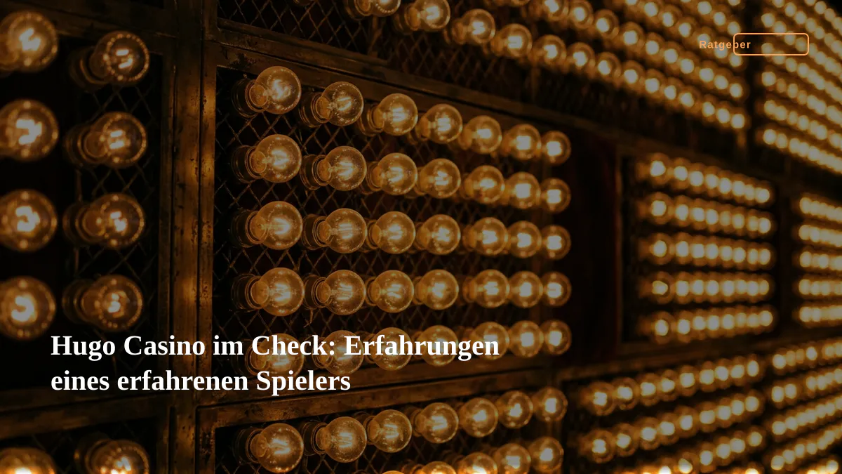 Hugo Casino im Check: Erfahrungen eines erfahrenen Spielers