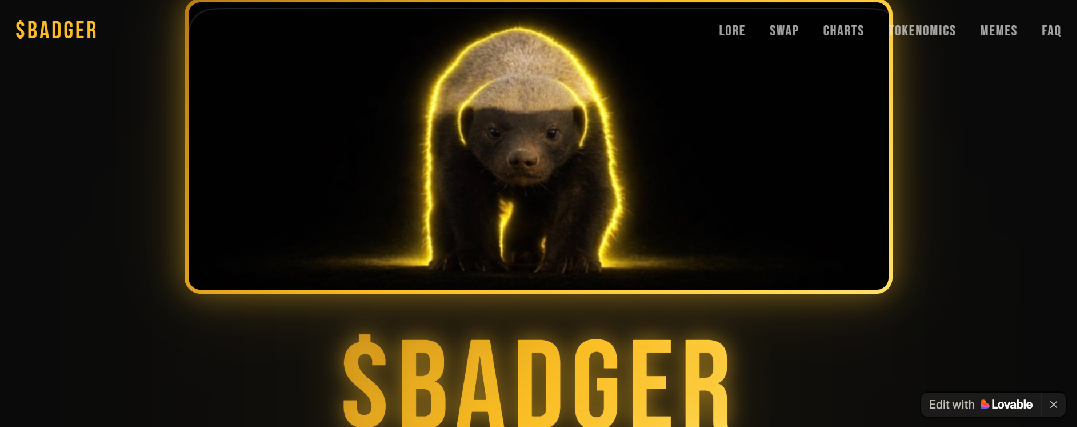 Stored capture of badgersolana.xyz