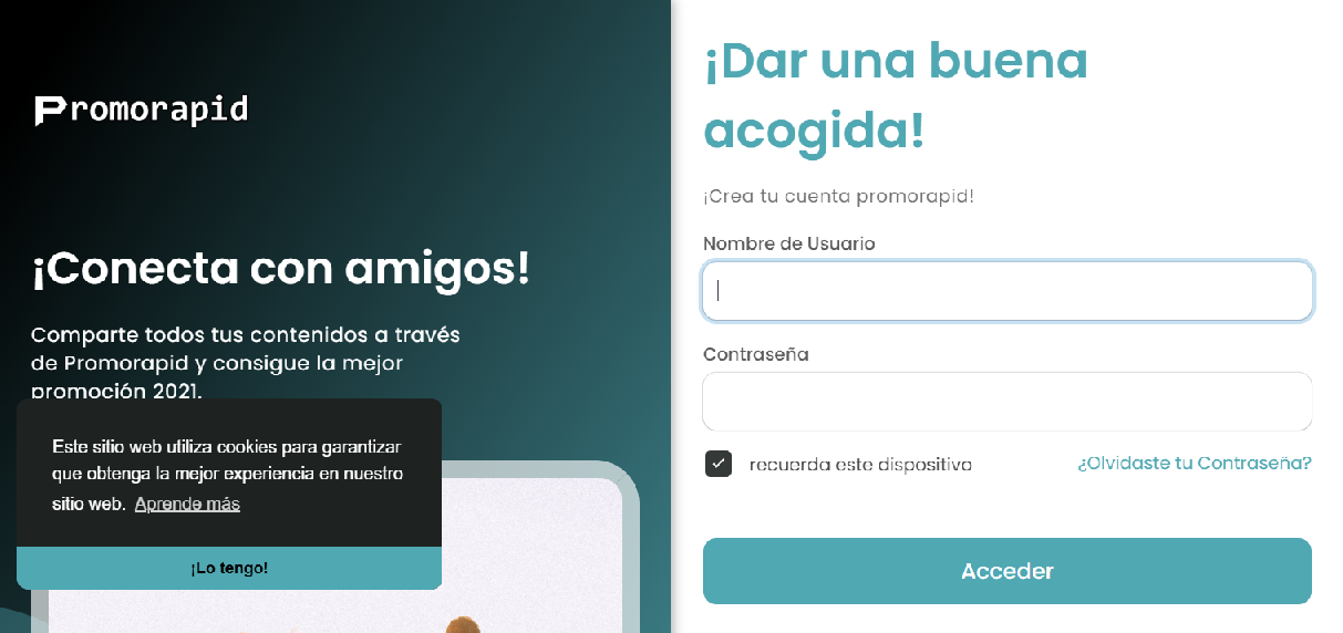 Screenshot of promorapid.com