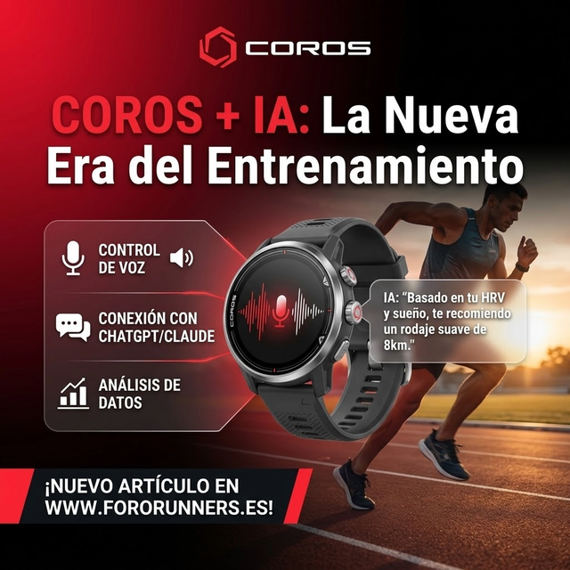 La revolución de COROS: Llega el control por voz y la inteligencia artificial a tu reloj para entrenar mejor