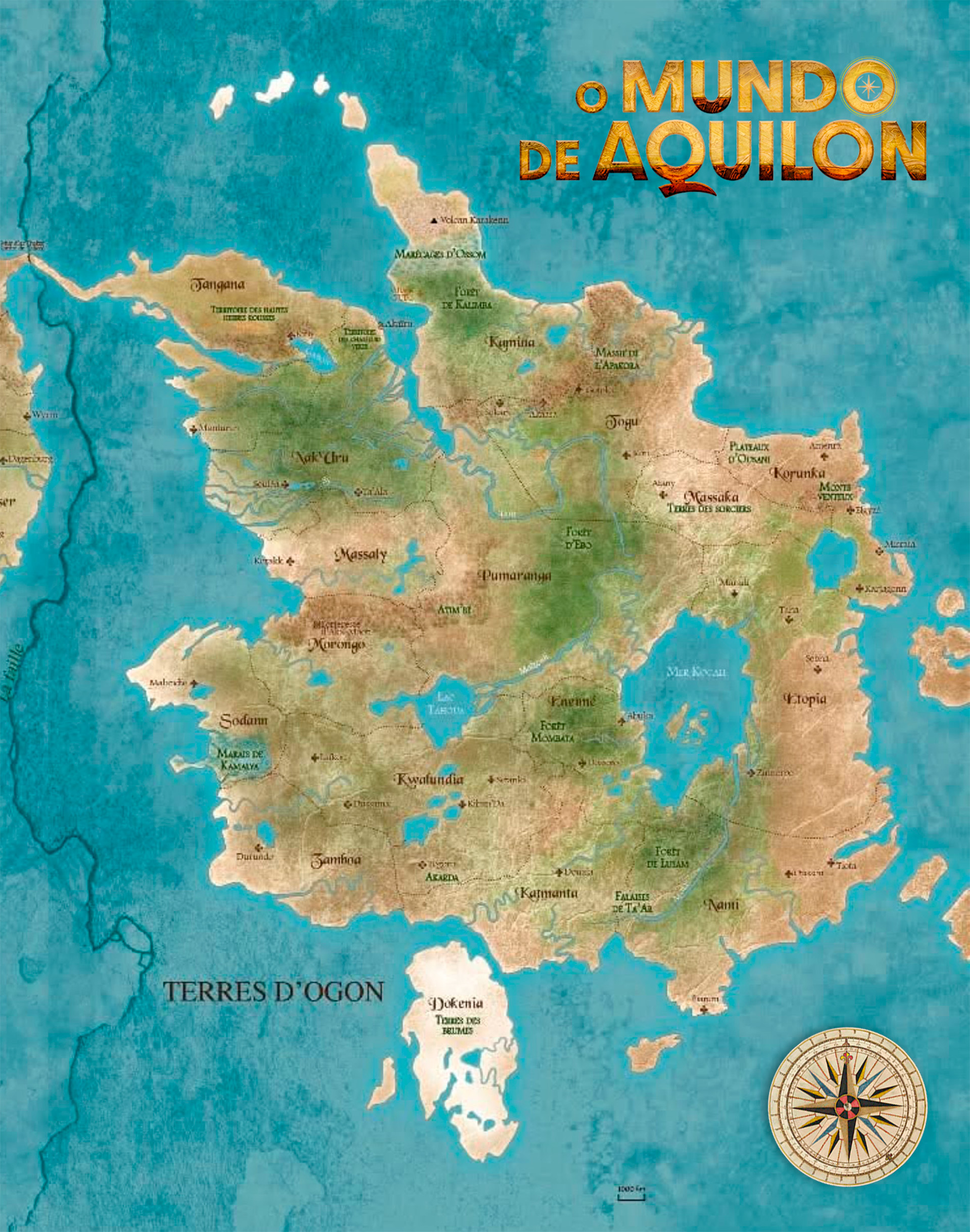 Mapa das Terras de Ogon!