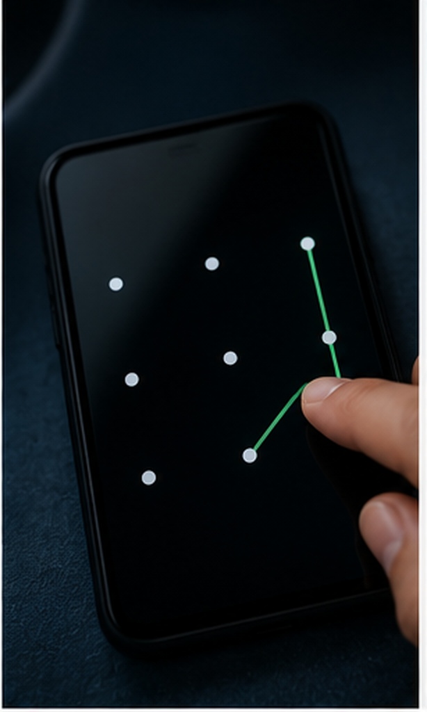 Android pattern and PIN recovery screen for owner-safe lock troubleshooting