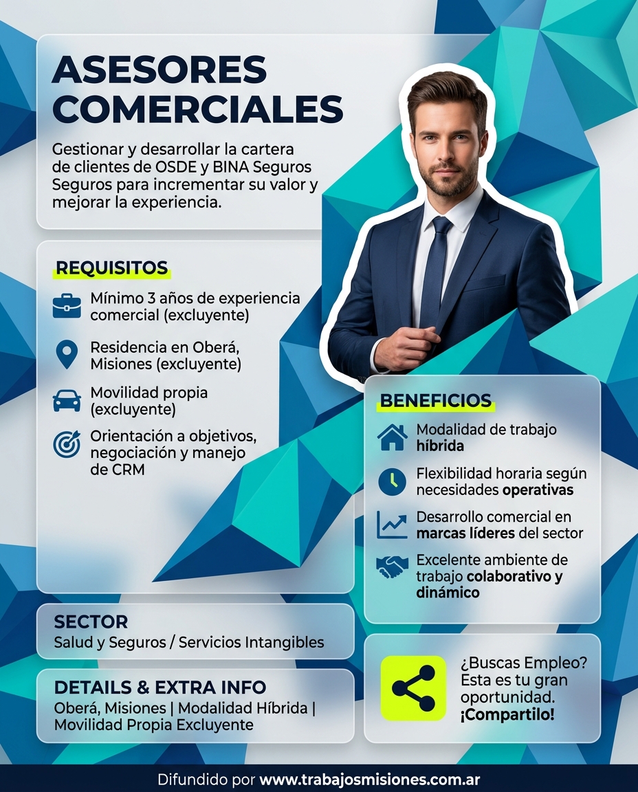Se Buscan Asesores Comerciales de Seguros
