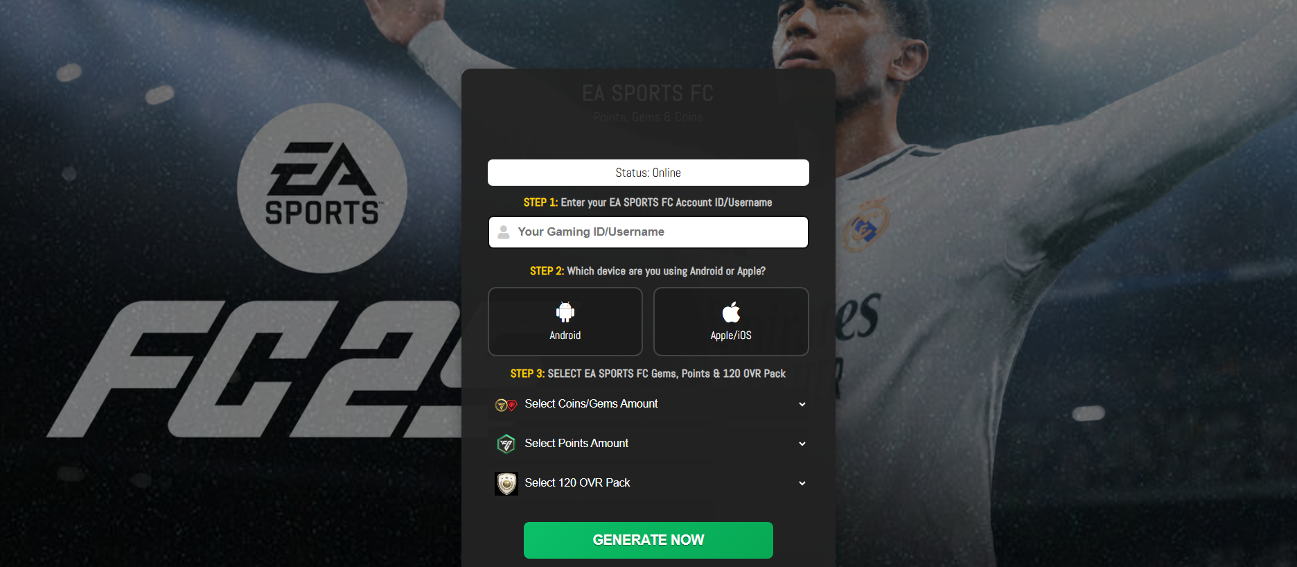 Stored capture of fut26.online