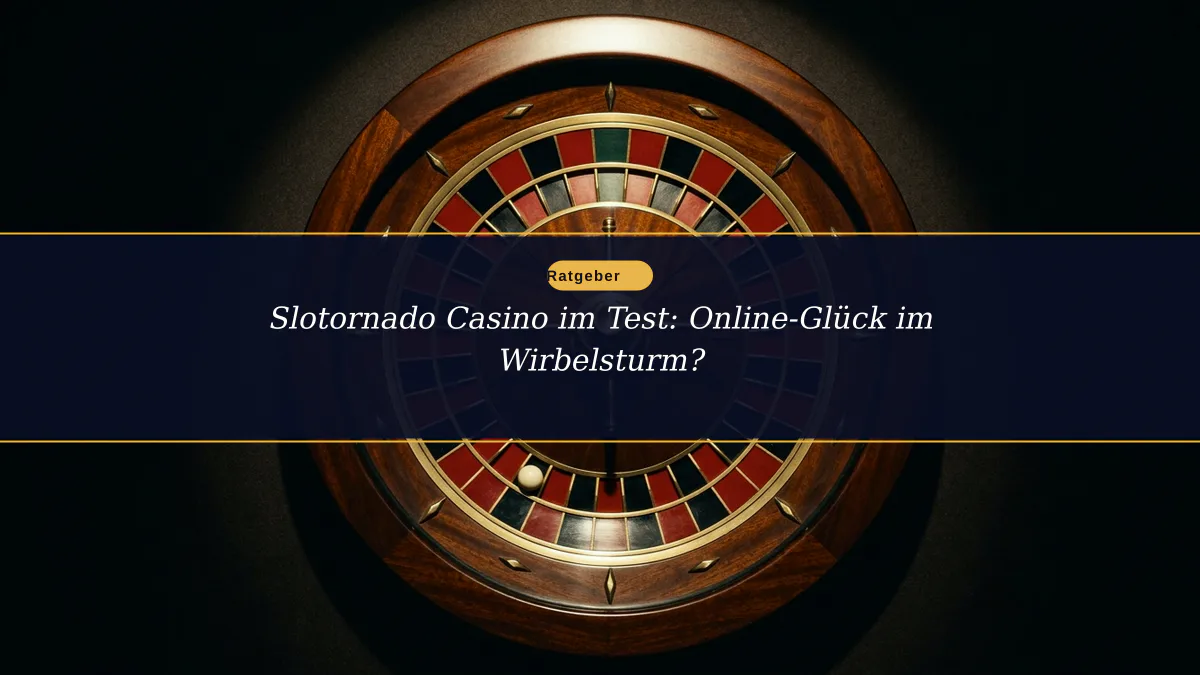 Slotornado Casino im Test: Online-Glück im Wirbelsturm?