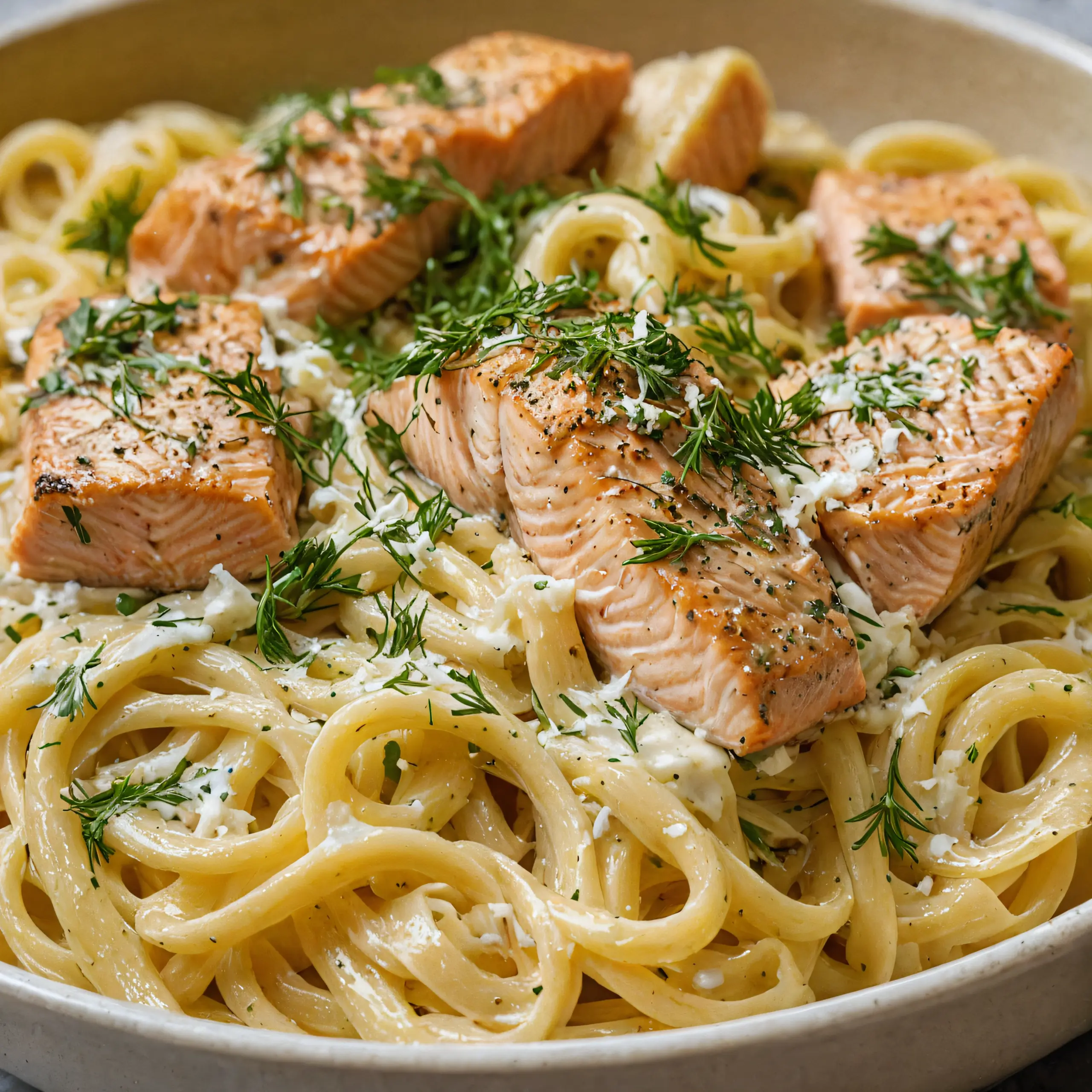 Creamy Dill Salmon Pasta Sauce