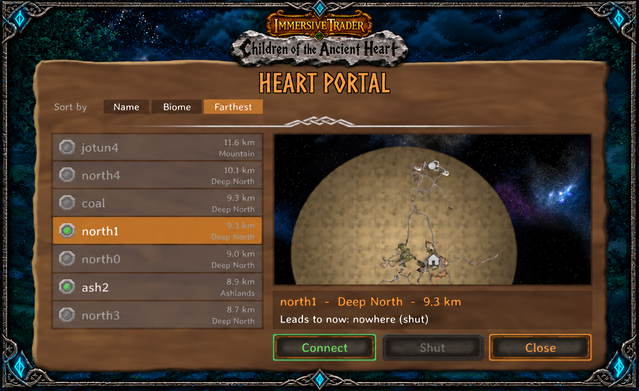 Heart Portal window