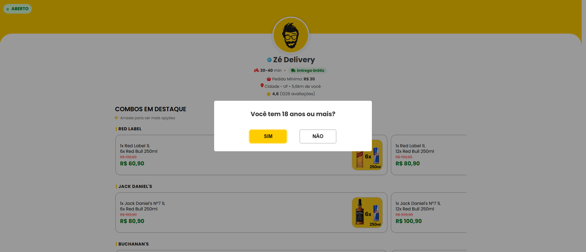 Сохранённый снимок ze-onlinedelivery.netlify.app