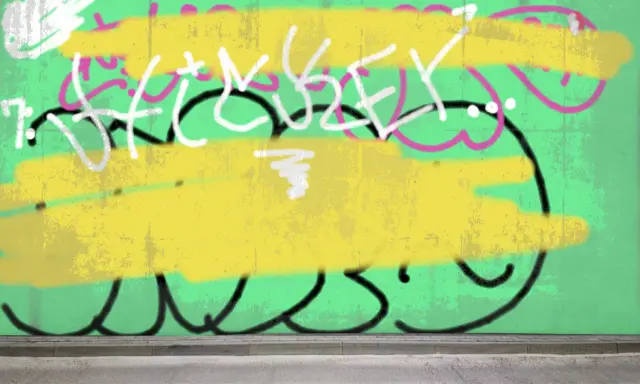 Graffiti artwork by DbDKITM
