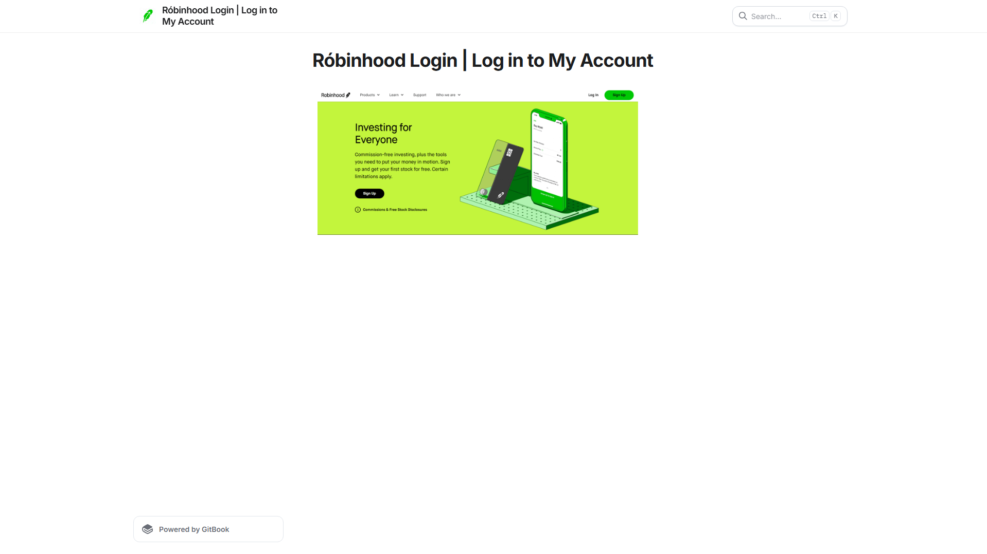 Stored capture of robinhwood-logn.gitbook.io