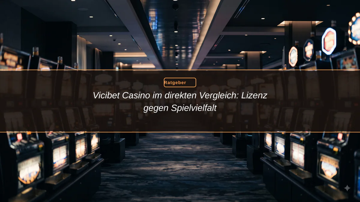Vicibet Casino im direkten Vergleich: Lizenz gegen Spielvielfalt