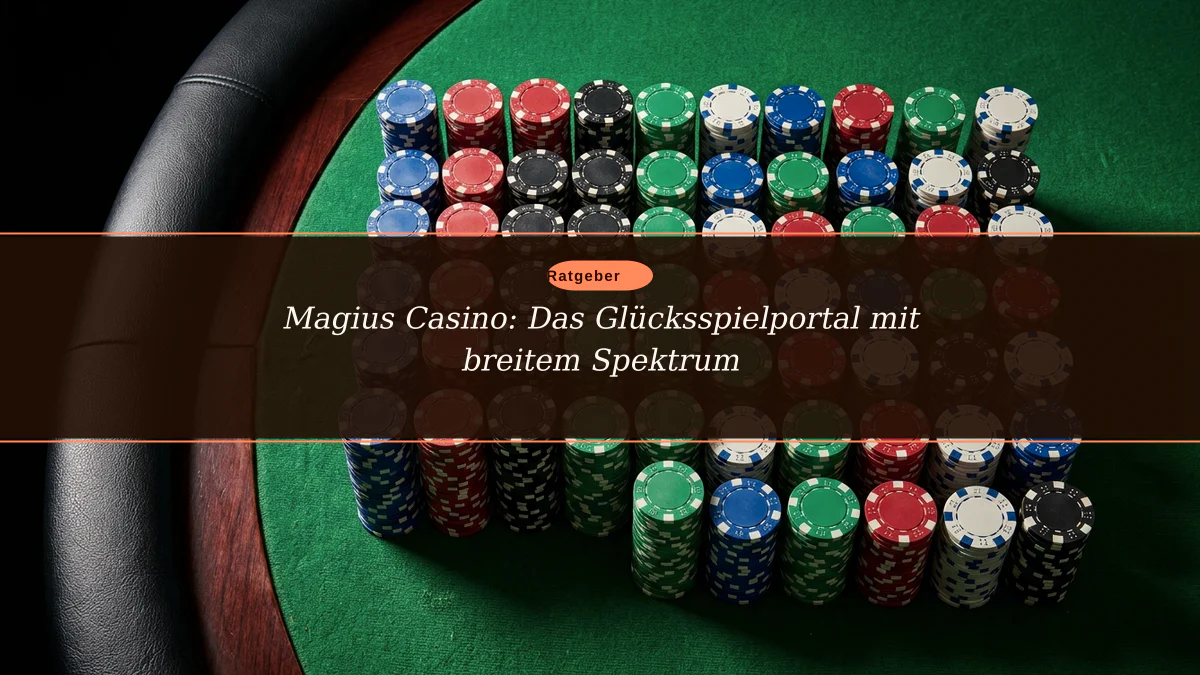 Magius Casino: Das Glücksspielportal mit breitem Spektrum
