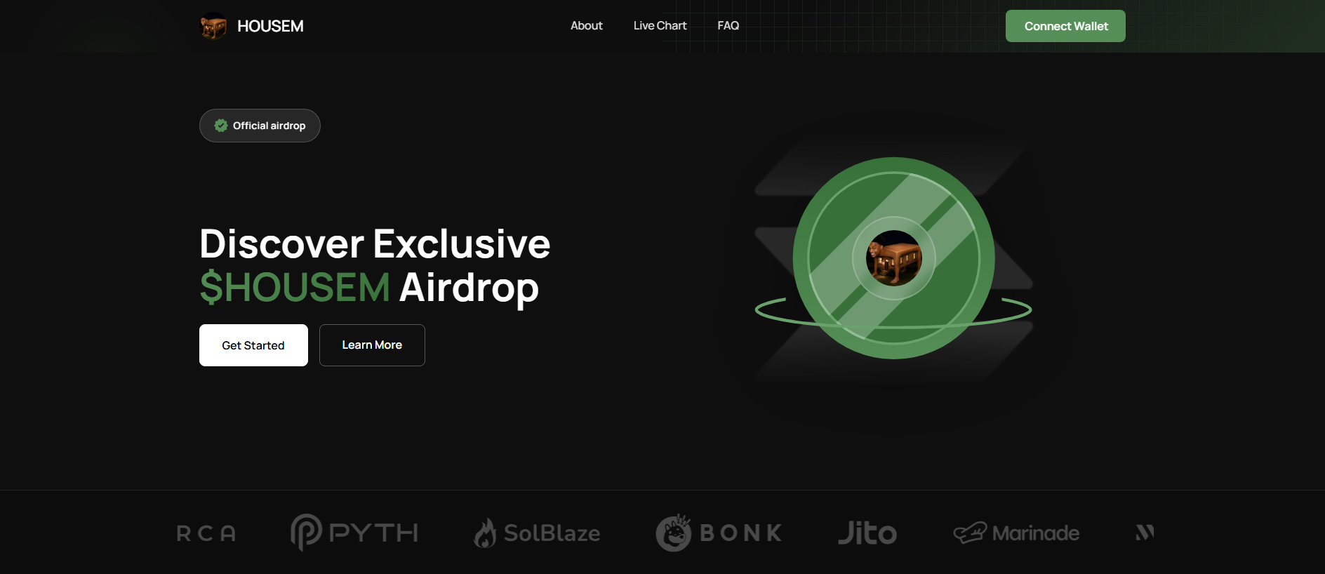 Forensic screenshot of theblackhouse.solclaim.fun showing the phishing page layout