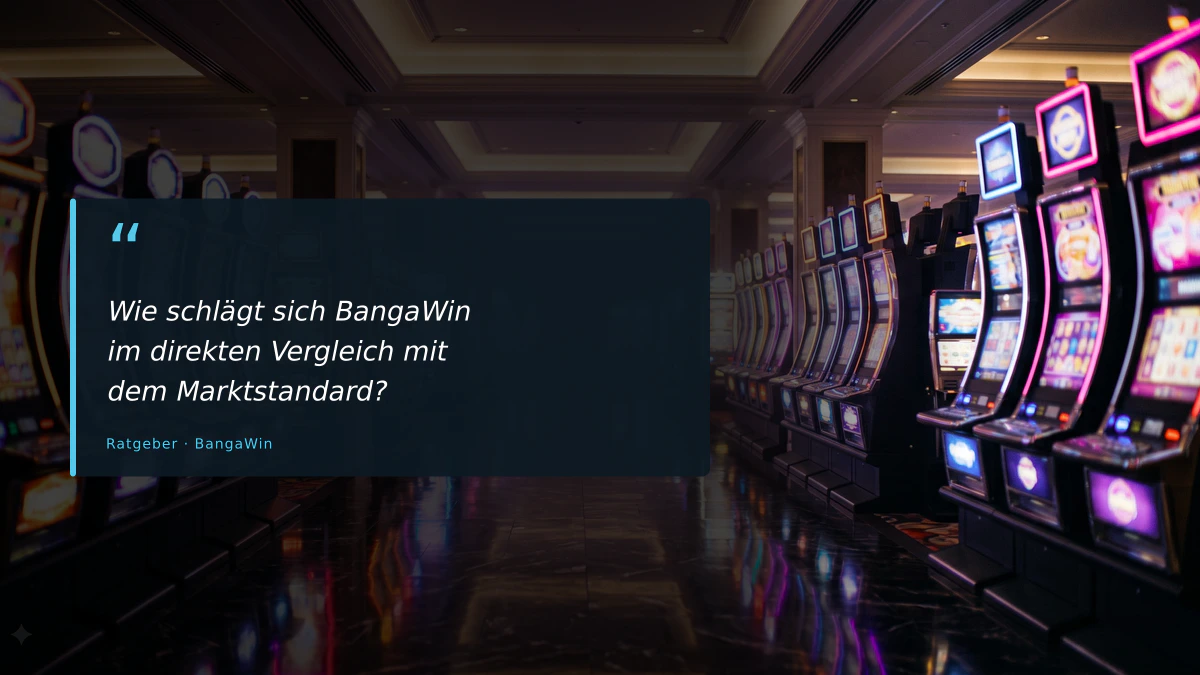 Wie schlägt sich BangaWin im direkten Vergleich mit dem Marktstandard?
