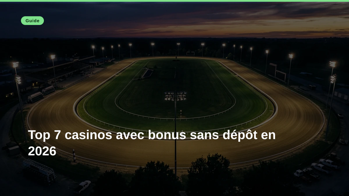 Top 7 casinos avec bonus sans dépôt en 2026