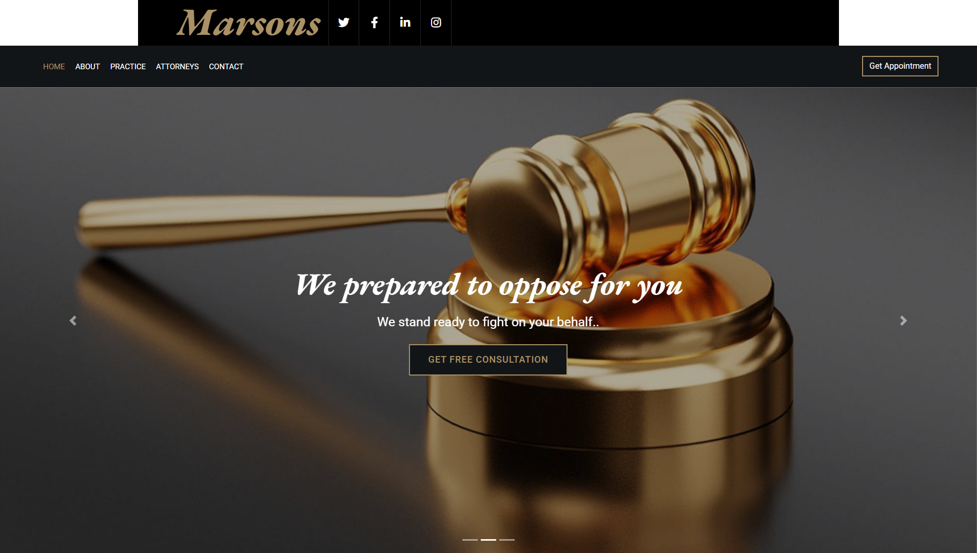 Stored capture of marsonsolicitors.com