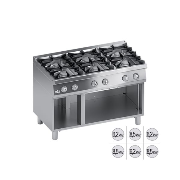 FOGÃO A GÁS K7GCUP15VV - Gama 700 - A Gás