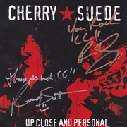 cherry suede up close