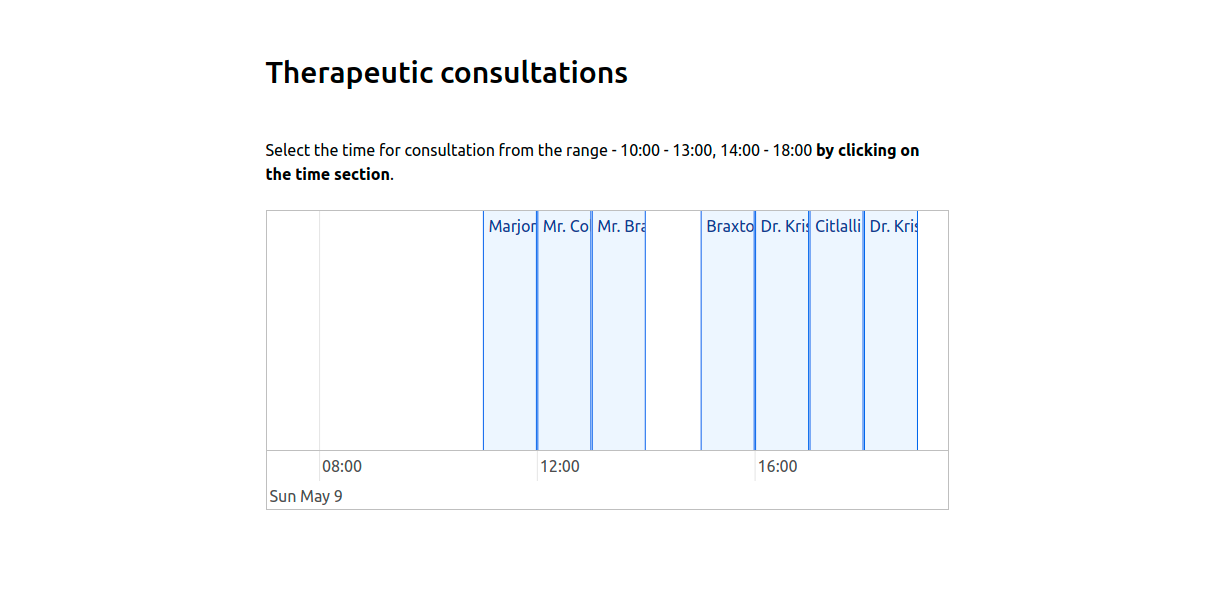 Therapeutic Consultations