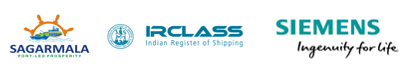 Sagarmala, Indian Register of Shipping and Siemens logos