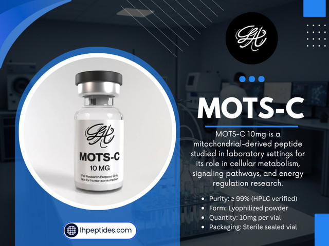 MOTS-c attracts scientific attention primarily because it is commonly categorized within mitochondrial-derived peptide research.

Researchers studying mitochondrial peptides often explore topics related to:

Cellular signaling

Molecular communication

Structural peptide characteristics

Biological organization

Laboratory peptide classification

Most people don’t realize…

Mitochondrial-derived peptides represent a relatively specialized area within broader peptide science.

This category has generated increasing scientific interest as researchers continue examining how different peptide structures may relate to complex molecular systems.

Contact : LH Peptides

Phone: 567-202-3240

Location: Perrysburg, Ohio

Read Our Blogs:

https://lhpeptides.brushd.com/entry/27192/ghk-cu-lyophilized-powder-100mg

https://lhpeptides.tumblr.com/post/817576752836657152/mots-c

https://medium.com/@lhpeptides/ghk-cu-0ed073f56286

More Links:

https://myurls.co/lhpeptides

https://www.ted.com/profiles/51564978

https://opencollective.com/lh-peptides