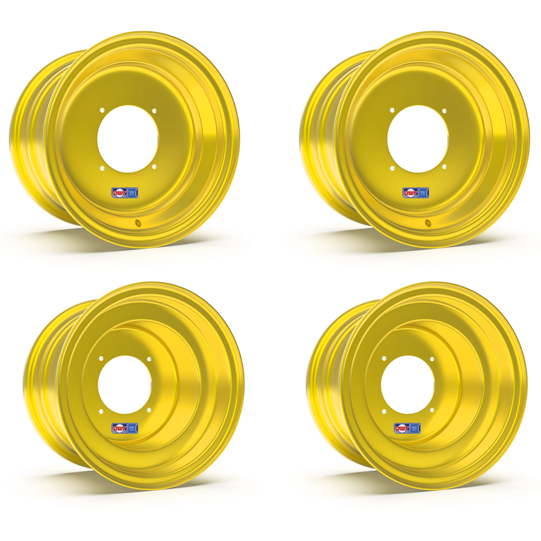 YFZ 450 Wheels 10x5 Front 9x8 Rear Rims YFZ450r Rims GOLD DWT | eBay
