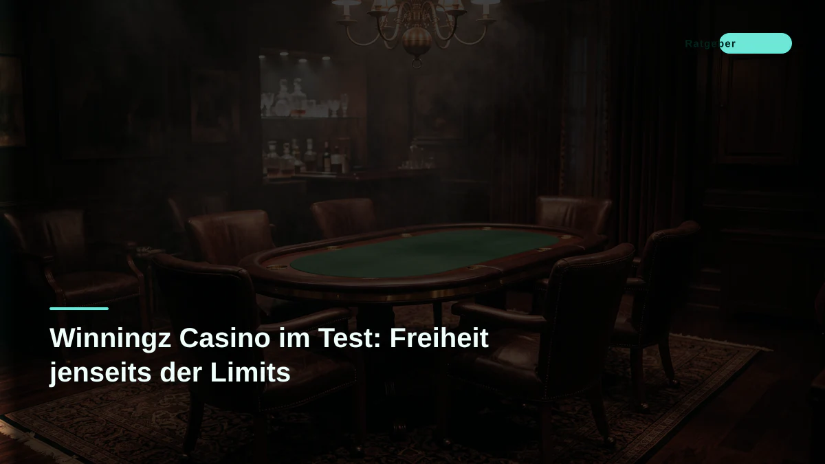 Winningz Casino im Test: Freiheit jenseits der Limits
