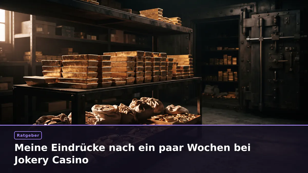 Meine Eindrücke nach ein paar Wochen bei Jokery Casino