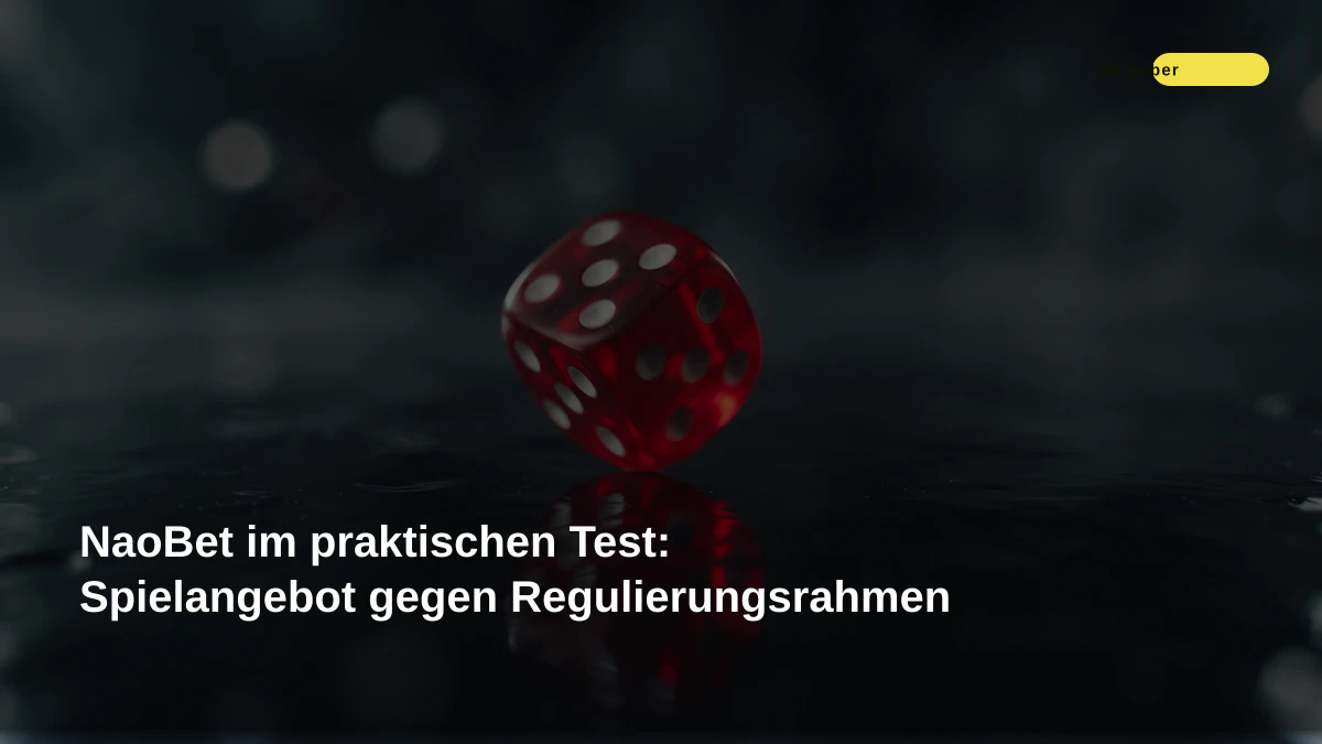 NaoBet im praktischen Test: Spielangebot gegen Regulierungsrahmen