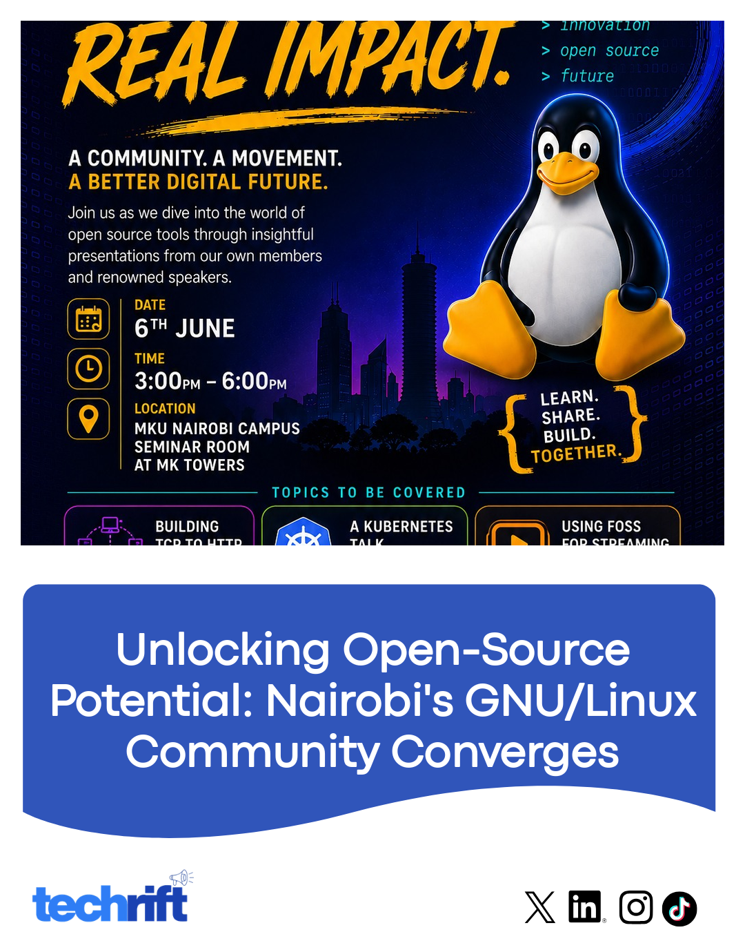 Unlocking Open-Source Potential: Nairobi's GNU/Linux Community Converges