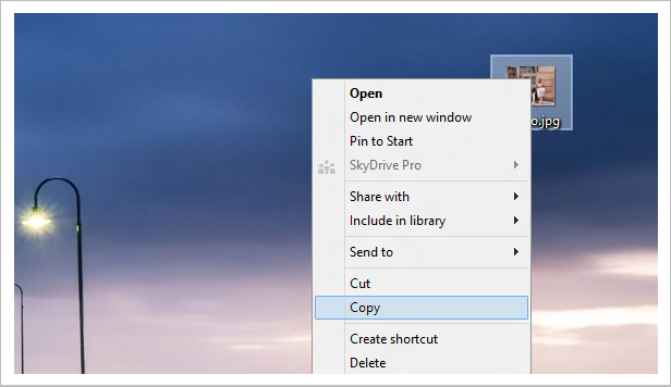 Copy images from anywhere