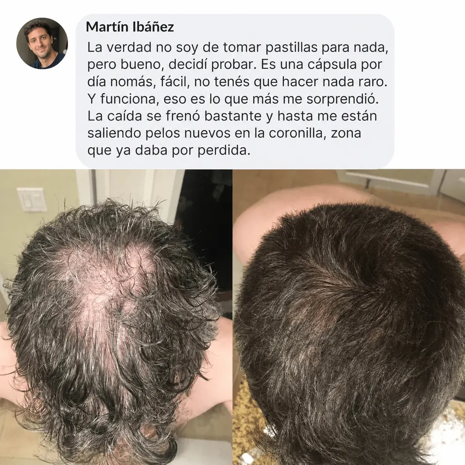 Testimonio Mart&iacute;n Ib&aacute;&ntilde;ez - Regulador Anti-DHT + Cortisol Skinfinity