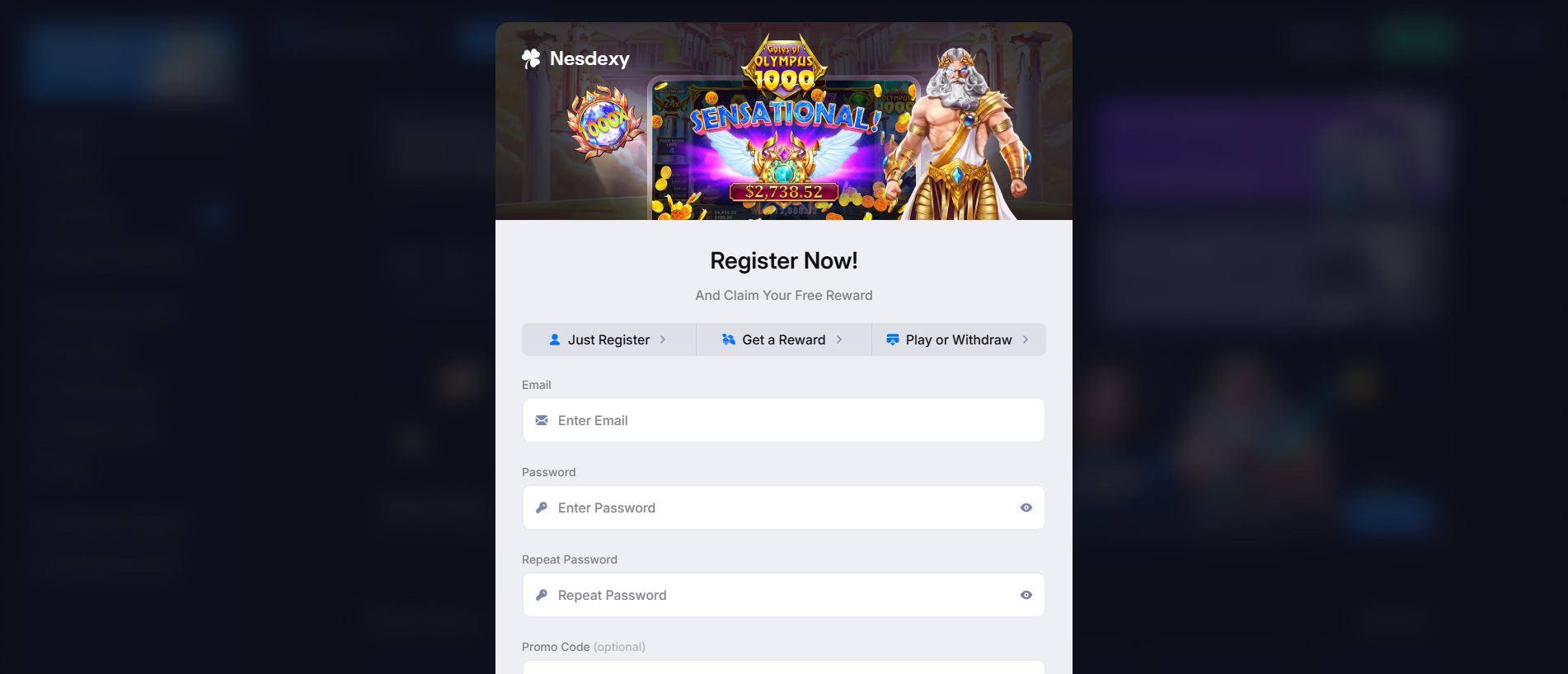 Screenshot of nesdexy.com
