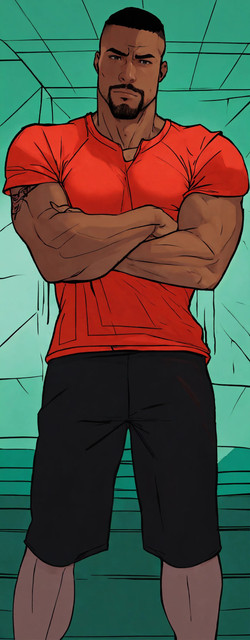 LEXICA-AI-rendered-Michael-Brown-2-Comic-Style