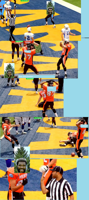 Tree Joe Greene Taunting