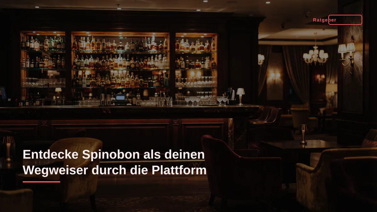Entdecke Spinobon als deinen Wegweiser durch die Plattform