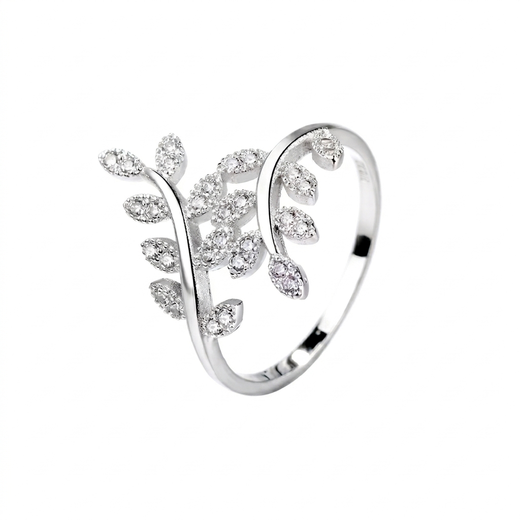 Leaf Vine Wrap Ring