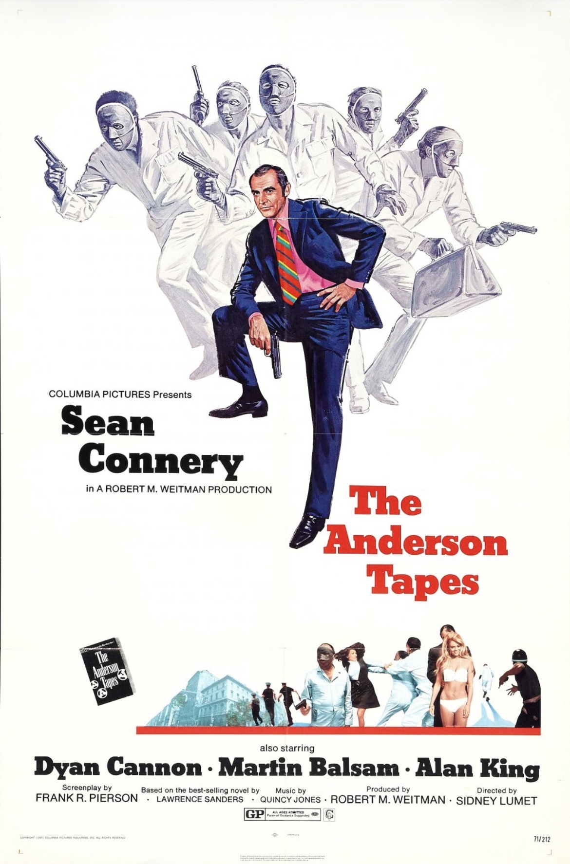 Poster of the 1974 motion picture “The Anderson Tapes” by Sidney Lumet” Poster of the 1974 motion picture “The Anderson Tapes” by Sidney Lumet